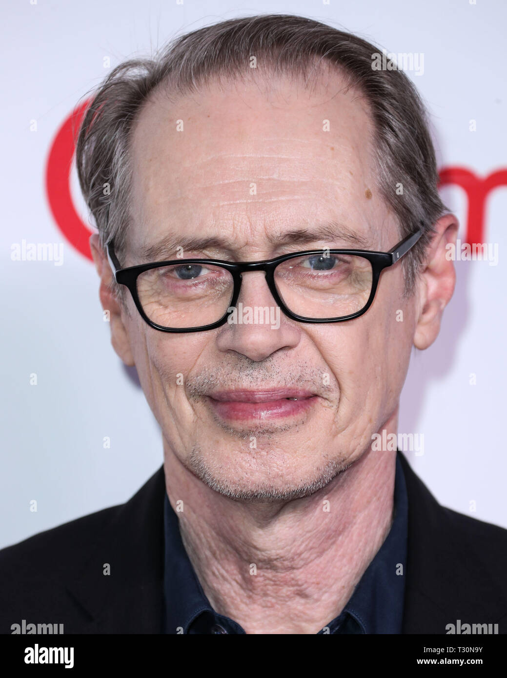 Las Vegas, Nevada, USA . Le 04 Avr, 2019. Acteur Steve Buscemi arrive au CinemaCon Big Screen Achievement Awards 2019 tenue à Omnia Discothèque au Caesars Palace, le CinemaCon pendant site officiel de la convention de l'Association nationale des propriétaires de théâtre le 4 avril 2019 à Las Vegas, Nevada, United States. (Photo par Xavier Collin/Image Crédit : Agence de Presse) L'agence de presse Image/Alamy Live News Banque D'Images