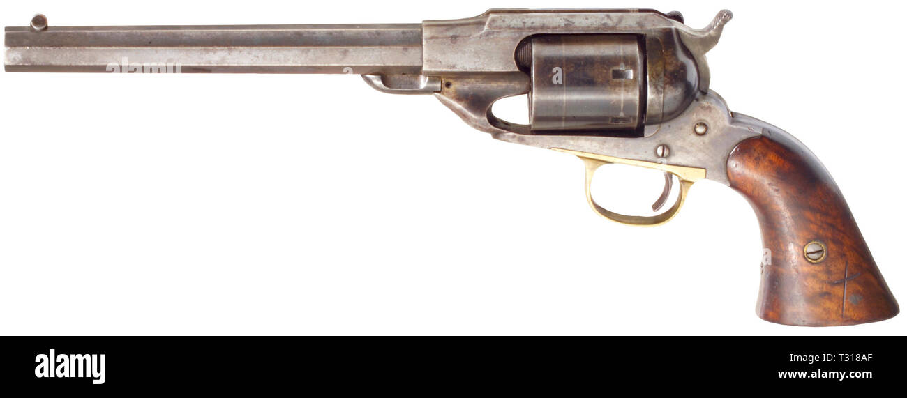 Les armes légères, revolver, Remington New Model Army, Rider experinemtal modèle, calibre .46, Additional-Rights Clearance-Info-Not-Available- Banque D'Images