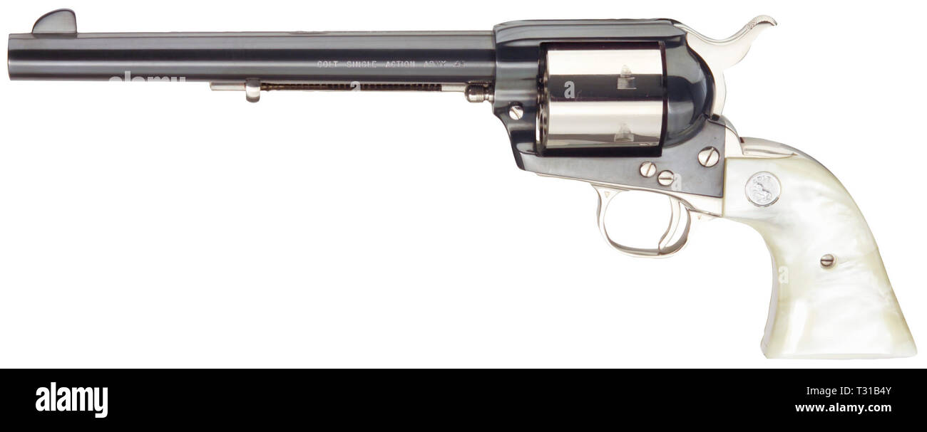 Les armes légères, revolver, Colt, Commémorative de la série Shérif, Wild Bill Hickok, 1969, calibre .45, Additional-Rights Clearance-Info-Not-Available- Banque D'Images