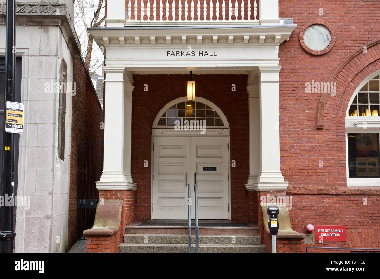Farkas Hall est le Bureau des arts de l'Université de Harvard Banque D'Images