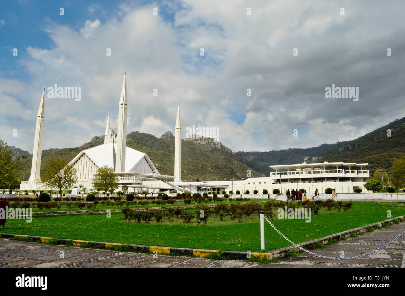 La Mosquée Shah Faisal à Islamabad au Pakistan Banque D'Images