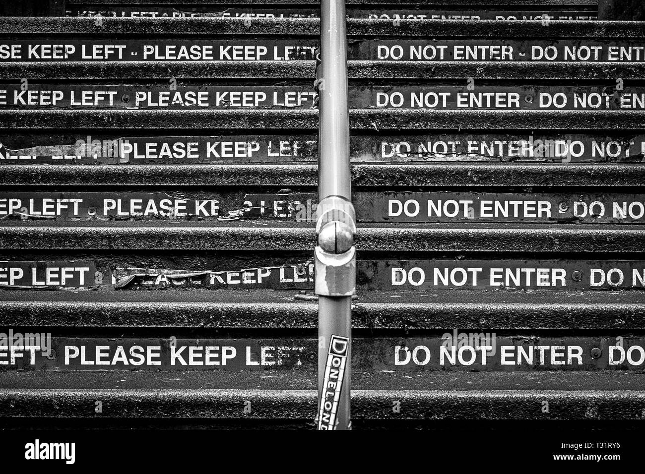 Escalier de l'information Banque D'Images