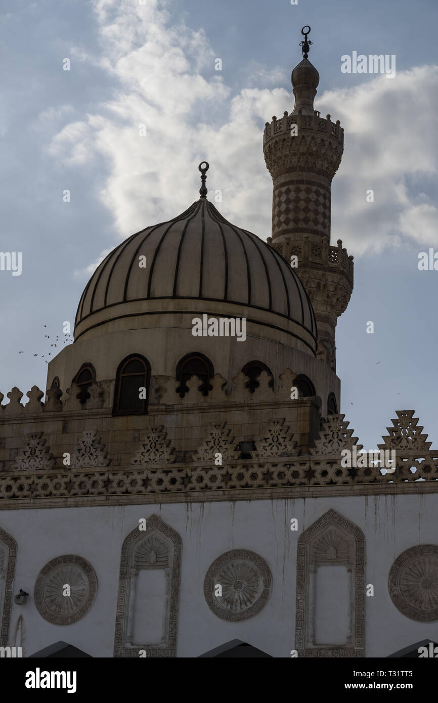 La célèbre mosquée Al-azhar Banque D'Images