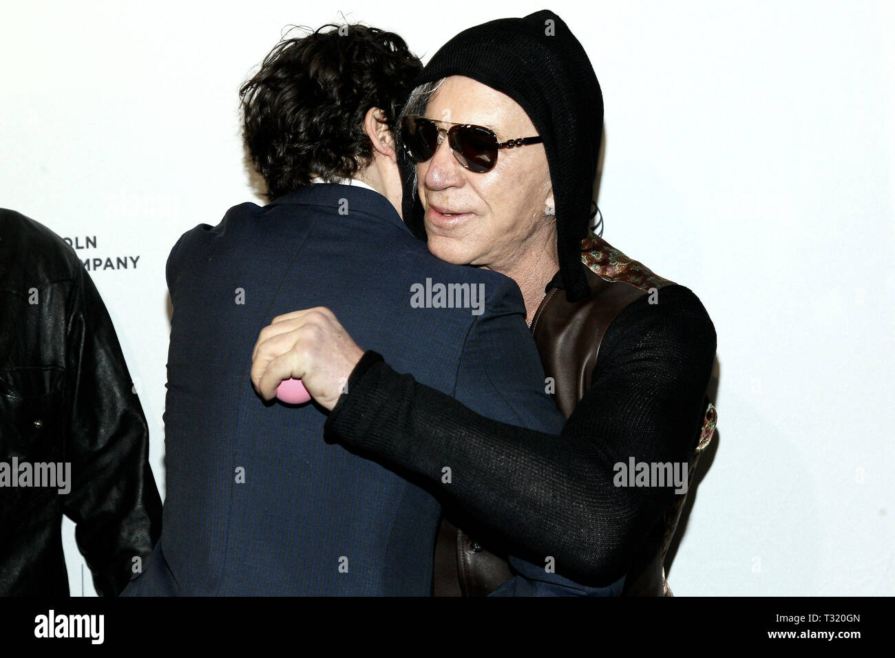 New York, USA. 19 avr, 2015. Mickey Rourke au Tribeca Film Festival 2015 - Première mondiale : 'Narrative Ashby' au théâtre SVA 1 le 19 avril 2015, à New York, NY . Crédit : Steve Mack/S.D. Mack Photos/Alamy Banque D'Images