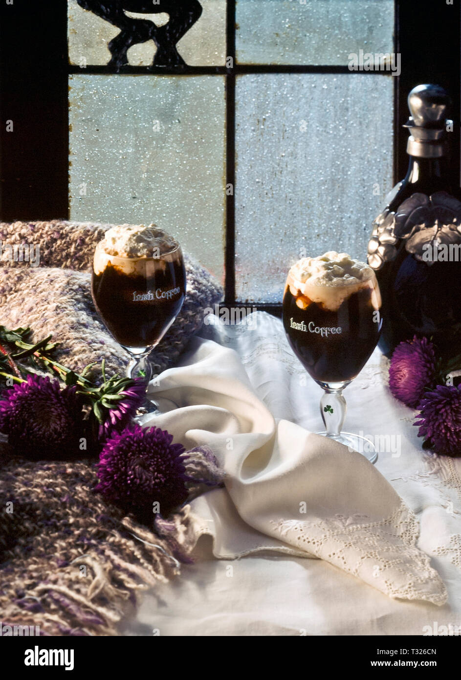Irish Coffee Bar Banque D'Images