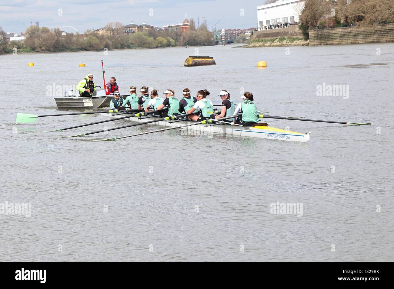 La Boat Race 2019 London UK Banque D'Images