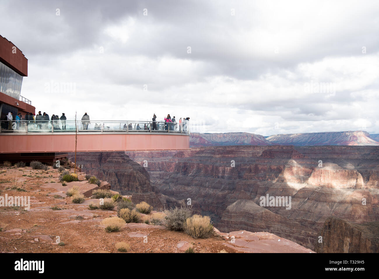 Glass walkway grand canyon Banque de photographies et d’images à haute — free download