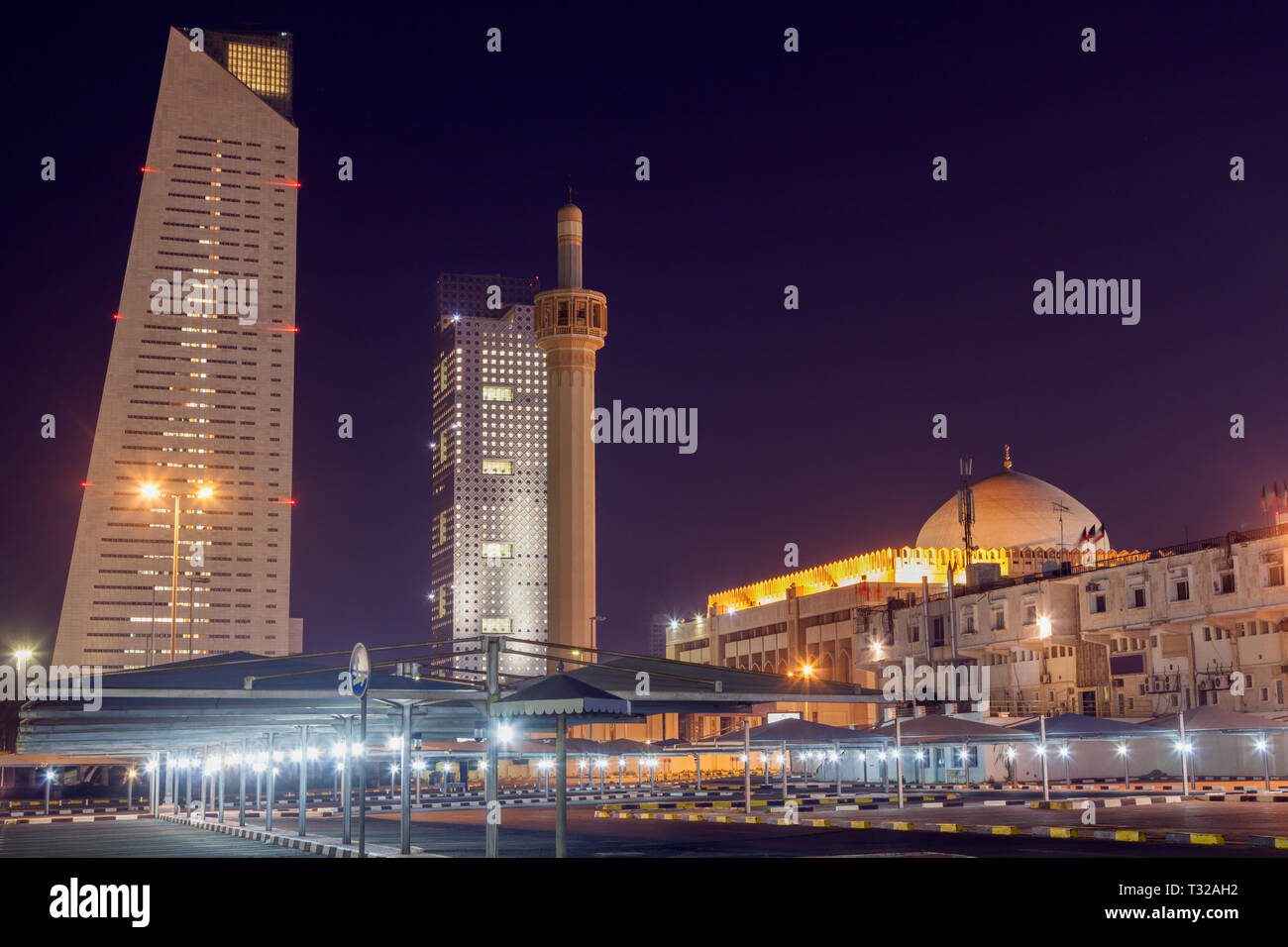 Grande Mosquée de la ville de Koweït. La ville de Koweït, Koweït. Banque D'Images