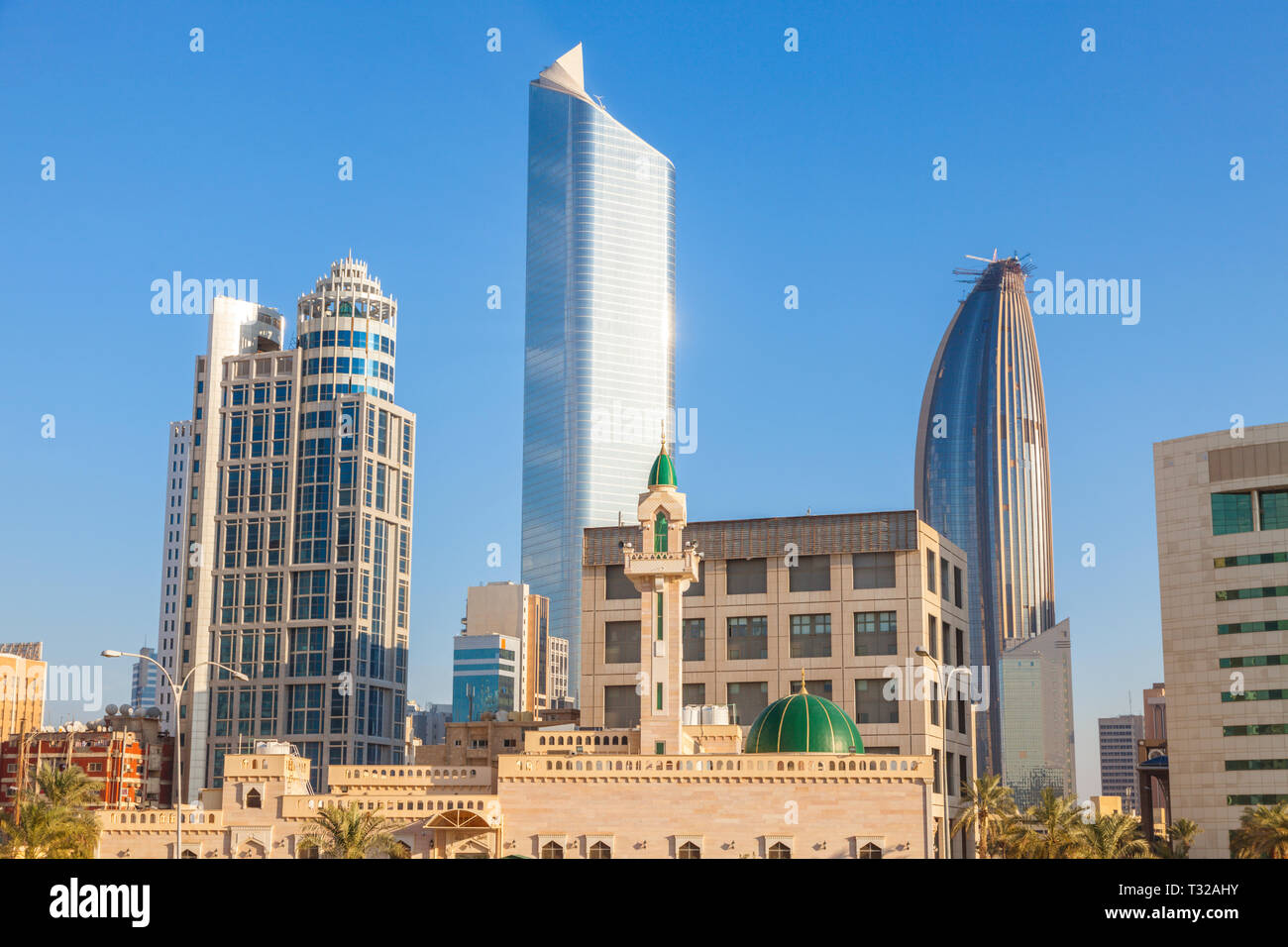 L'architecture de la ville de Koweït. La ville de Koweït, Koweït. Banque D'Images
