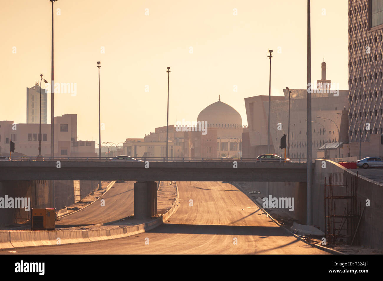 Grande Mosquée de la ville de Koweït. La ville de Koweït, Koweït. Banque D'Images