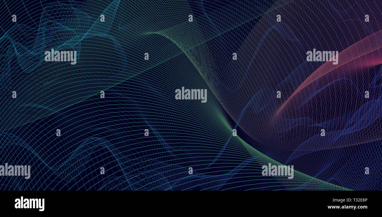 L'industrie de la technologie de l'énergie et l'effet d'Pattern Banque D'Images