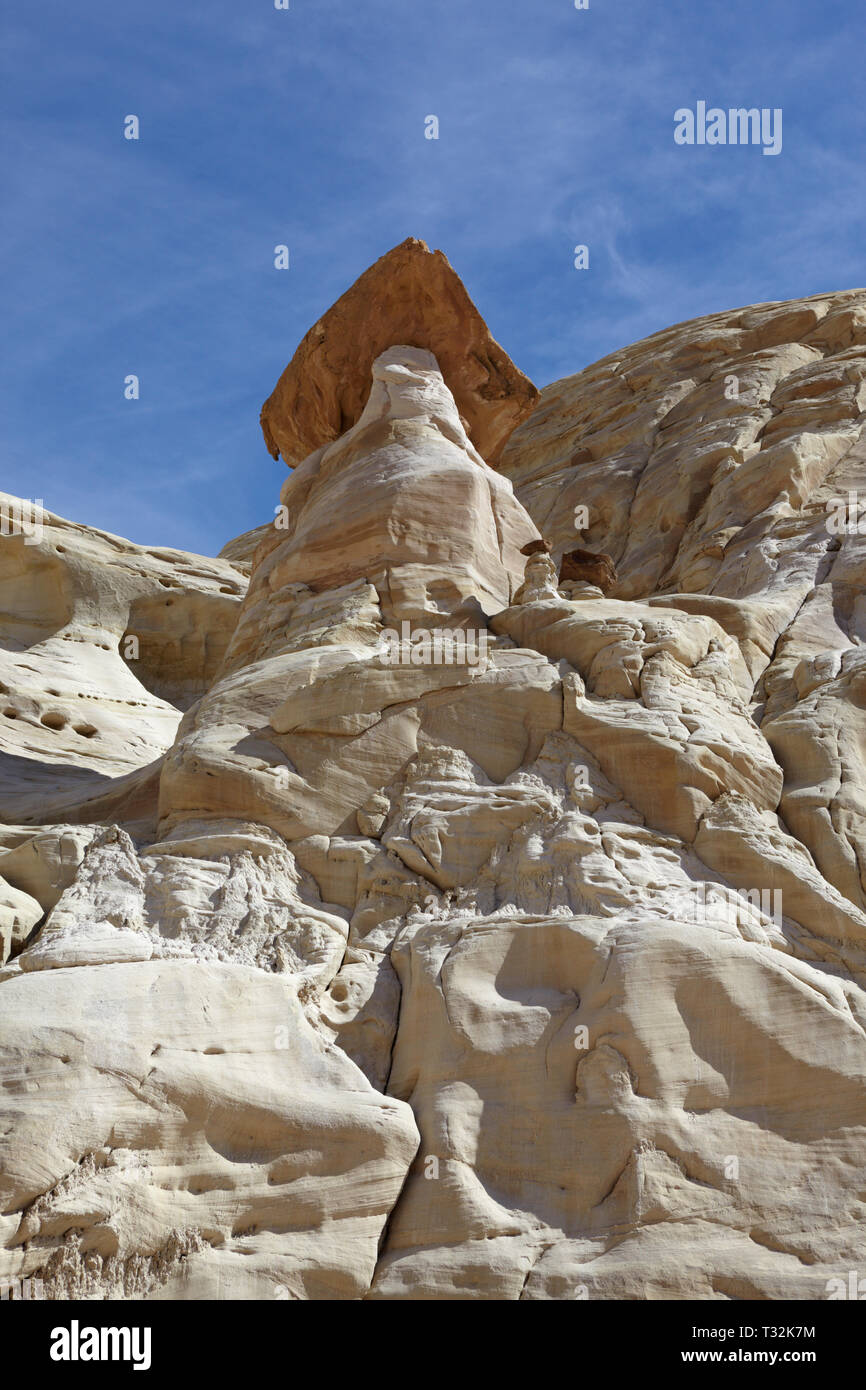 Toadstool Rocks, Grand Staircase Escalante National Park, Utah, l'Amérique. Banque D'Images