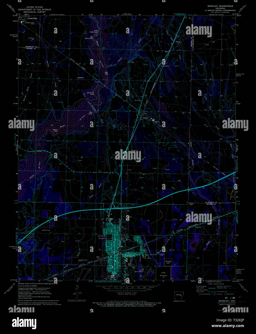 Carte de brinkley Banque de photographies et d’images à haute