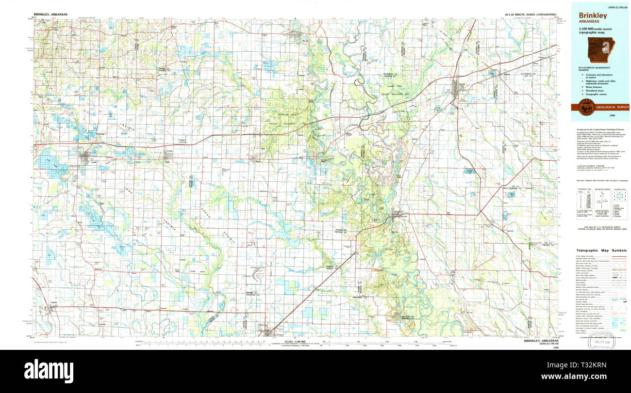 Carte de brinkley Banque de photographies et d’images à haute