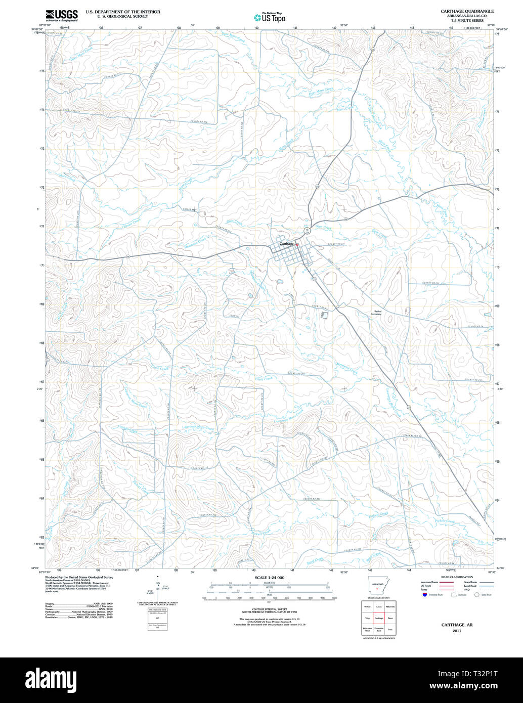 Carthage map Banque de photographies et d’images à haute résolution Alamy