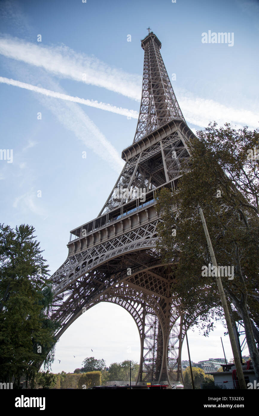 Tour Eiffel, symbole de Paris, France. Paris Meilleures destinations en Europe/ Banque D'Images