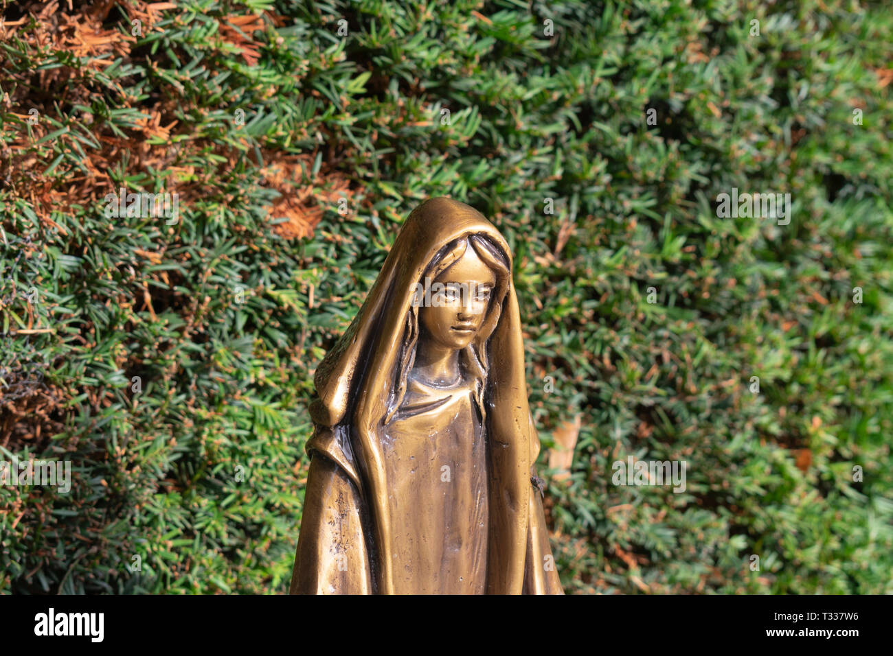 Image Vierge Marie Mère de Jésus à l'horizontale et close up Banque D'Images