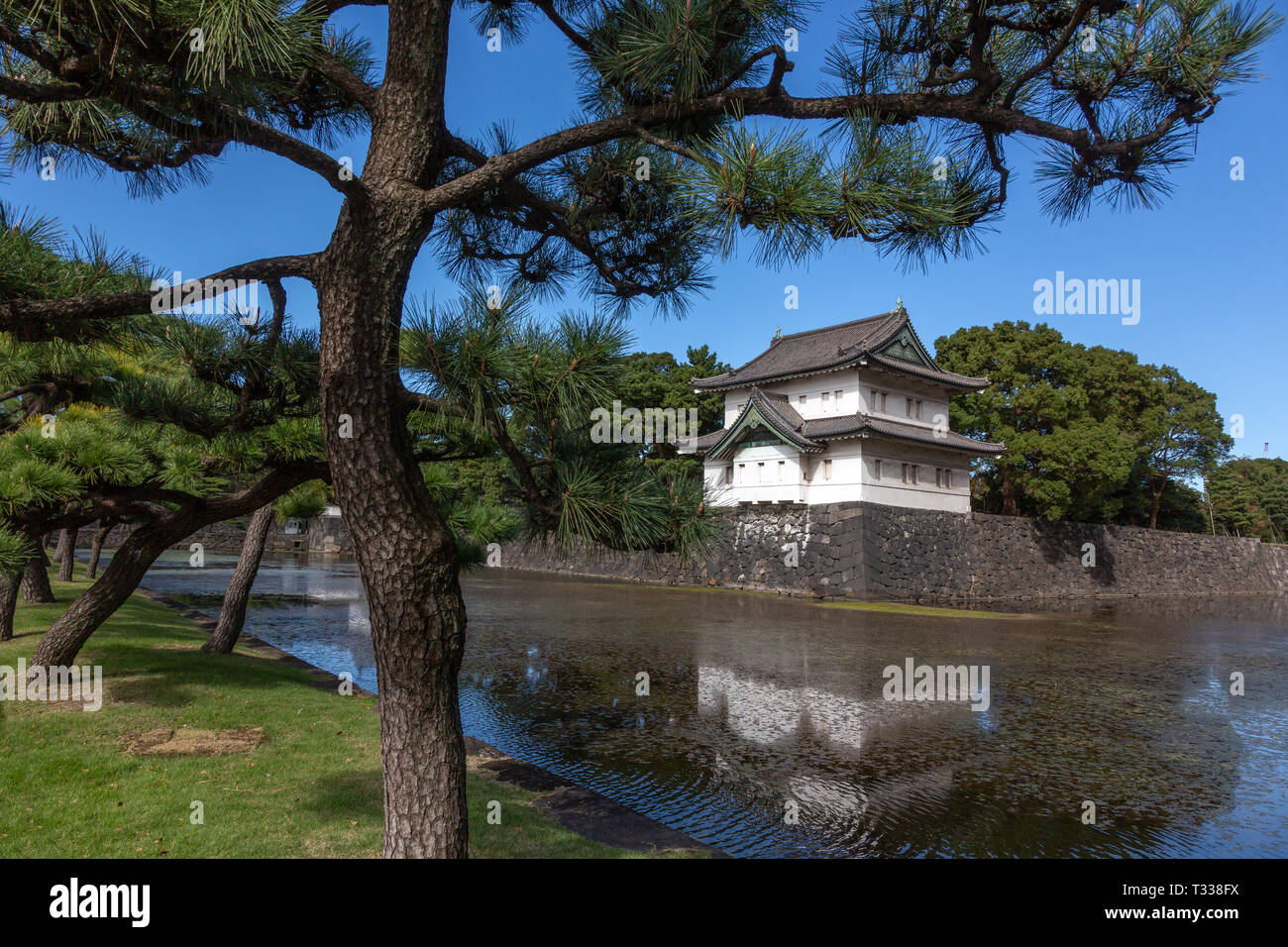 Imperial Palace, Chiyoda City, Japon Banque D'Images