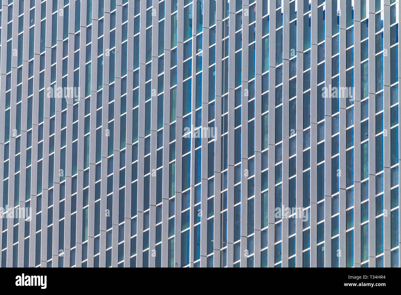 Close-up de Windows sur un gratte-ciel, en Indonésie Banque D'Images