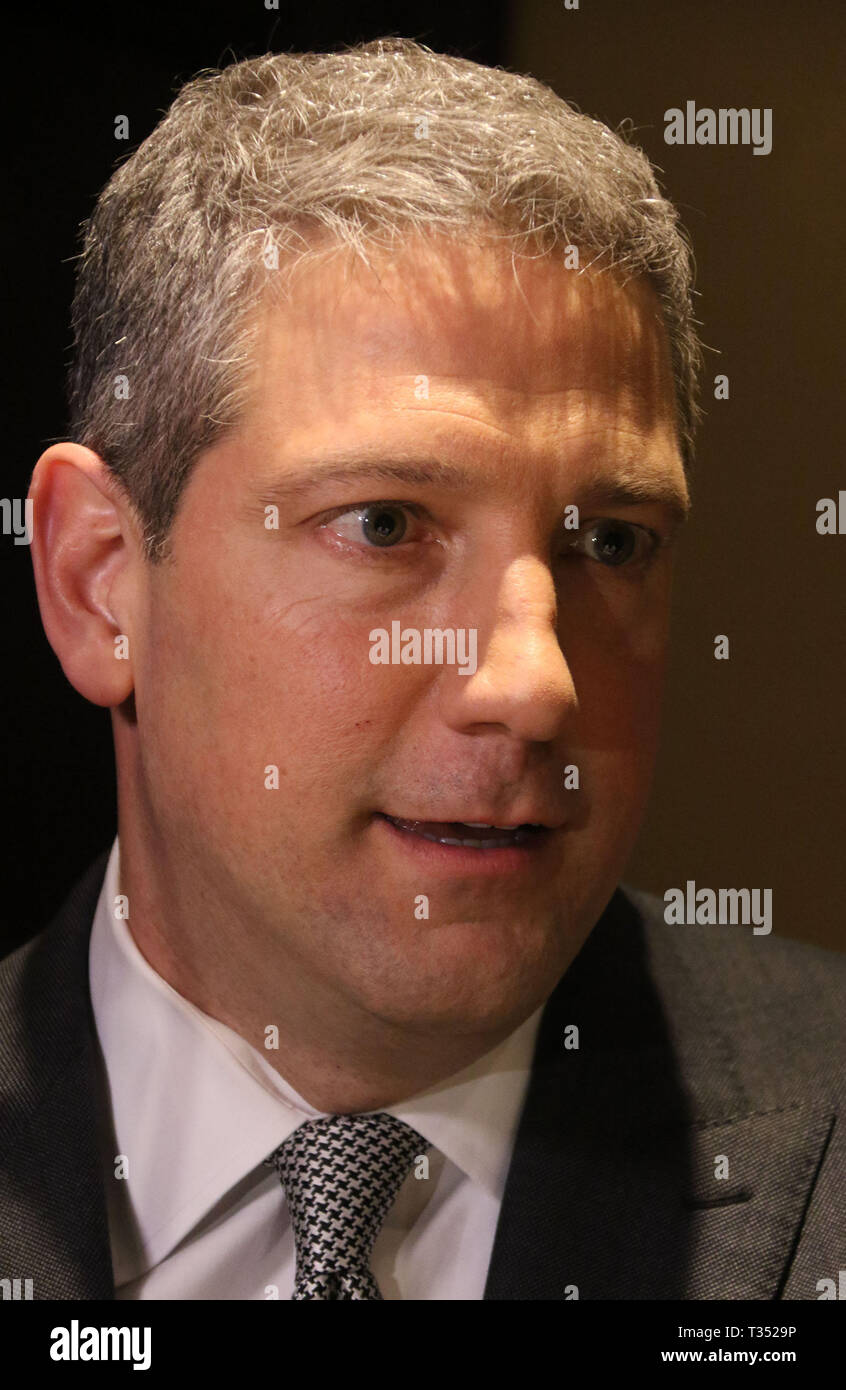 New York City, New York, USA. 5ème apr 2019. Le candidat démocrate, Représentant TIM RYAN assiste à la National Action Network (NAN) Convention annuelle tenue à l'hôtel Sheraton de Times Square. Credit : Nancy/Kaszerman ZUMA Wire/Alamy Live News Banque D'Images