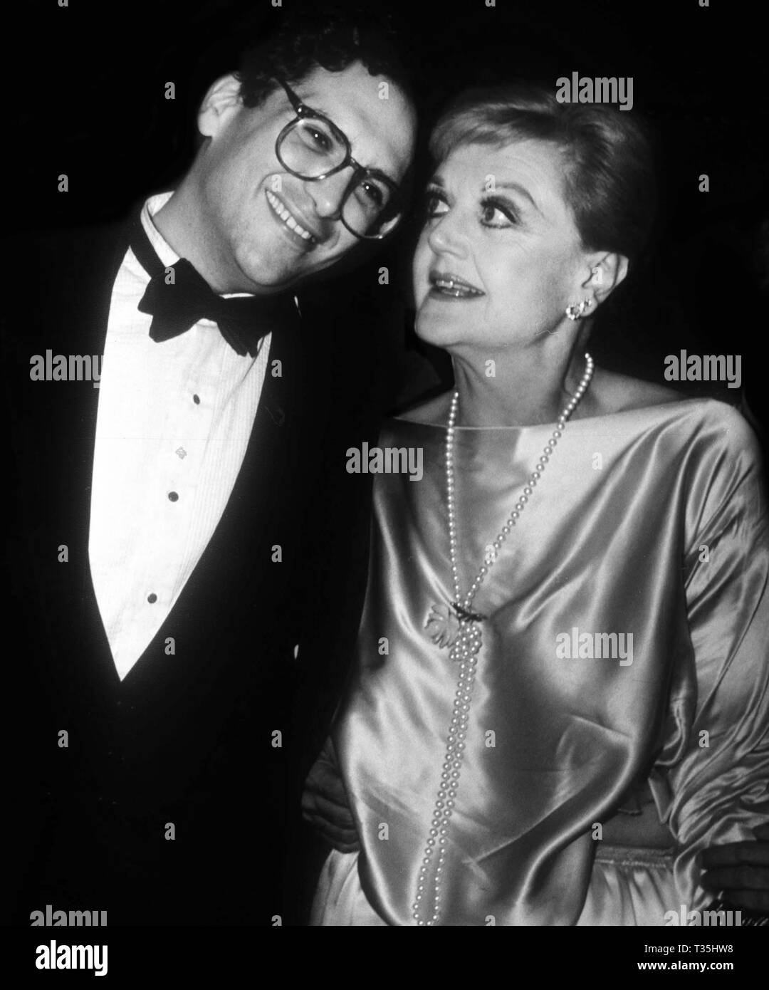 Harvey Fierstein et Angela andsbury 1983 Photo de John Barrett/PHOTOlink Banque D'Images