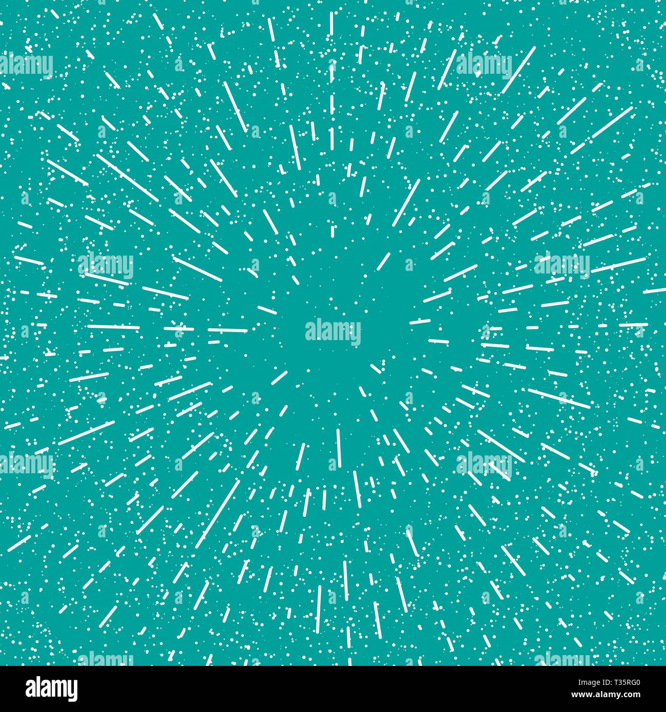 Résumé fond à pois blancs et des lignes sur le vert et l'espace pour le texte au centre. vector illustration Illustration de Vecteur