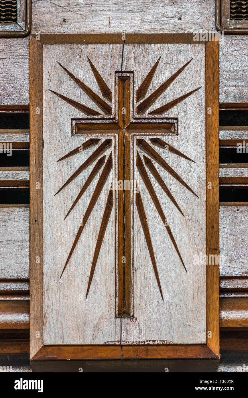 Intérieur de l'Église catholique romaine Saint Venceslas Banque D'Images