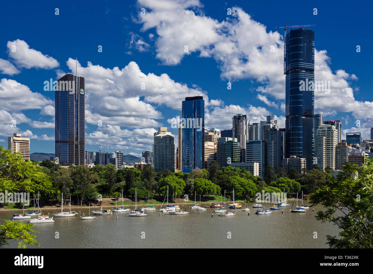Des scènes de Howard Smith Quais Brisbane Queensland Australie Banque D'Images