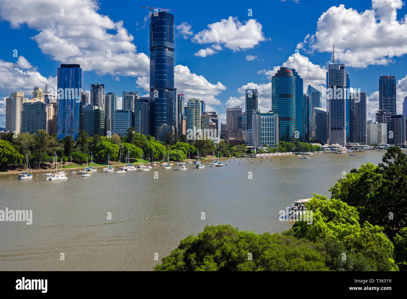 Des scènes de Howard Smith Quais Brisbane Queensland Australie Banque D'Images