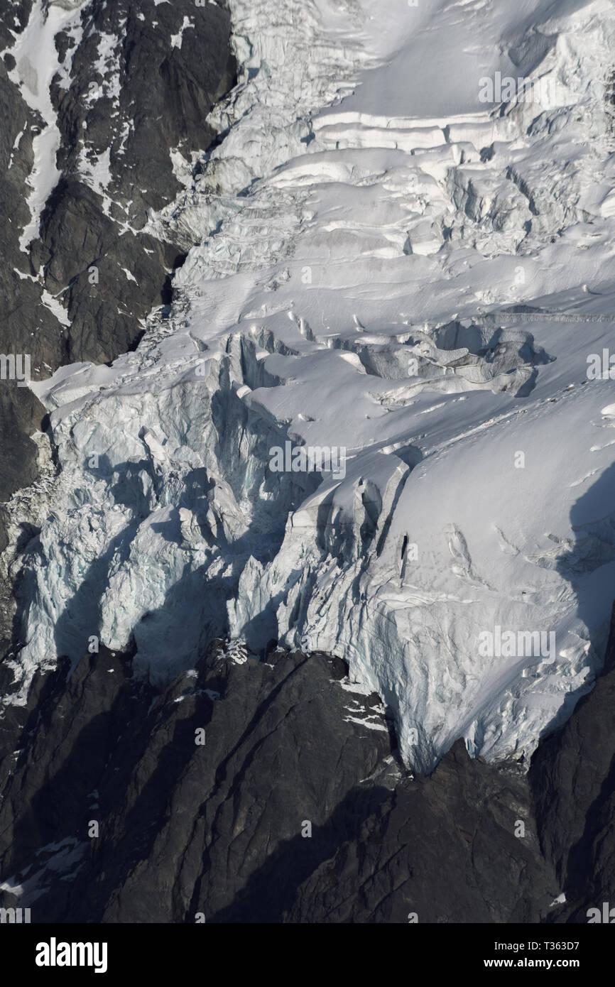 Close-up of Mont Shuksan en automne du mont Baker-Snoqualmie National Forest Banque D'Images