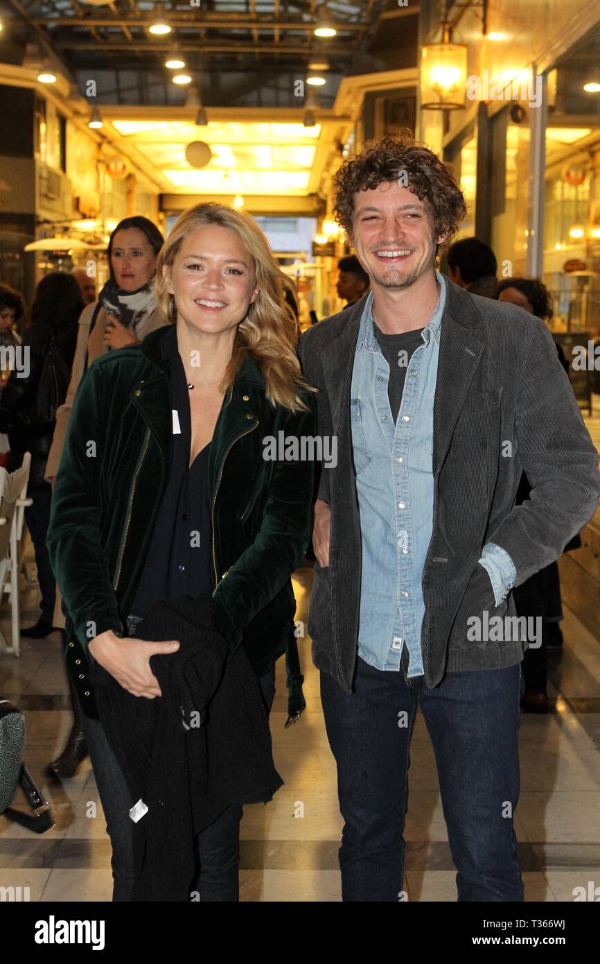 6 avril 2019 - Athènes, Grèce - Actrice VIRGINIE EFIRA et acteur