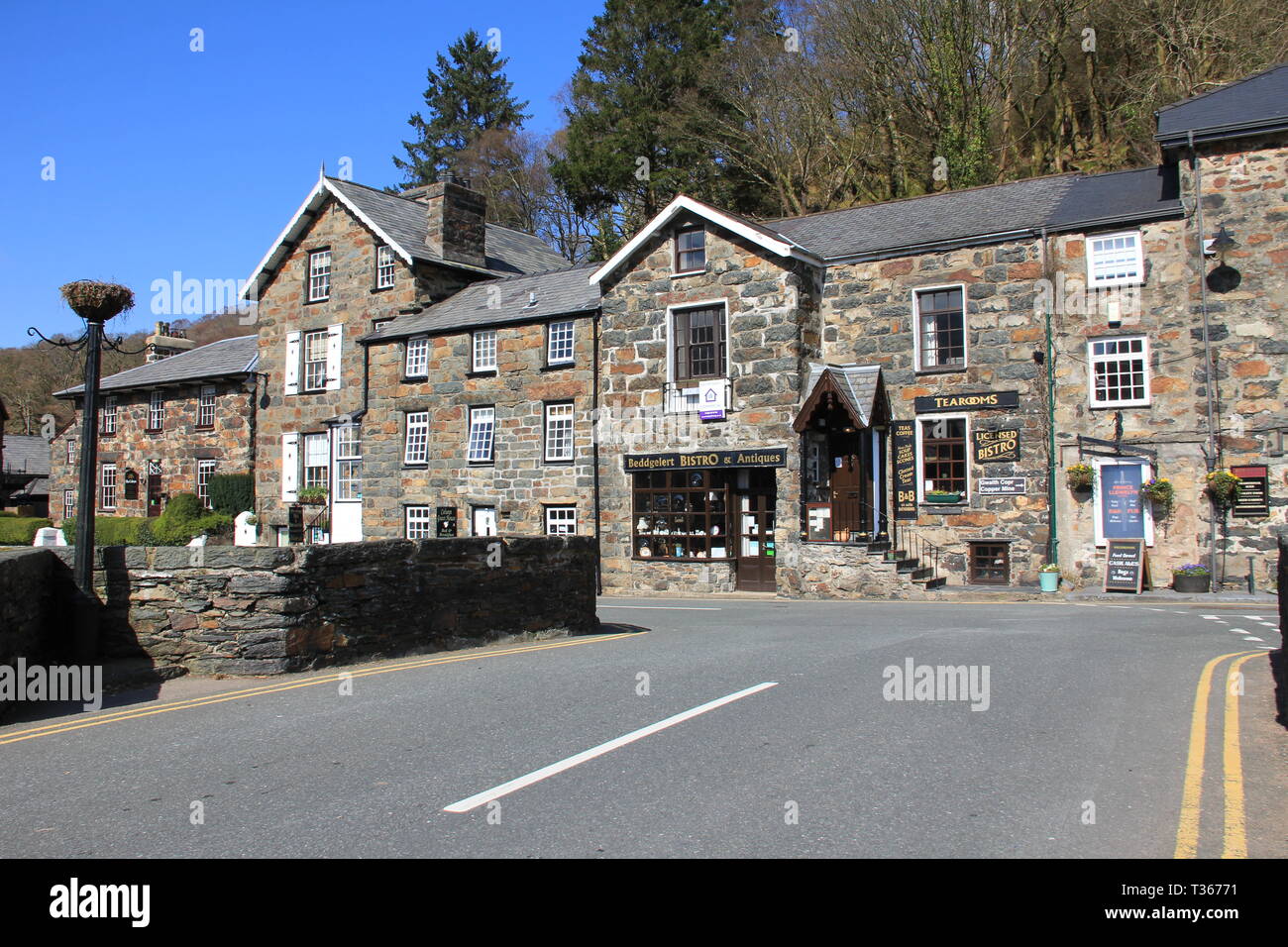 Snowdonia à Beddgelert Banque D'Images