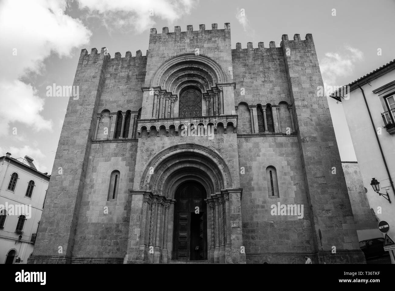 Coimbra, Portugal, Octobre 2018 : Université historique, la bibliothèque de l'université, des cathédrales, des paysages, des portraits, des Parcs, Caffe, Banque D'Images