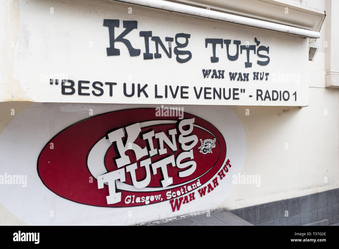 King Tuts Wah Wah Hut music venue, Glasgow, Écosse, Royaume-Uni Banque D'Images