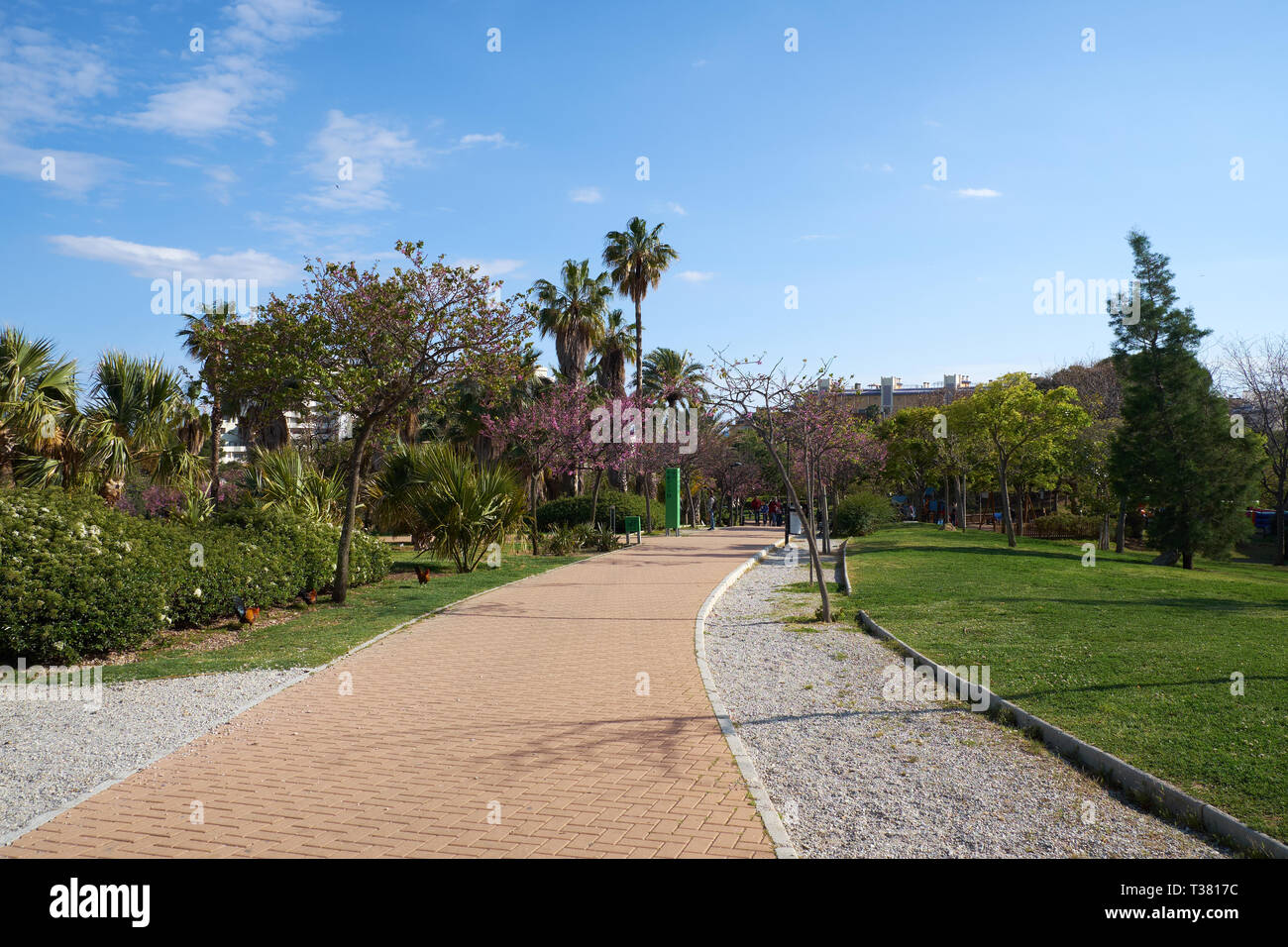 Parque de la Paloma. Benalmádena, Málaga, Espagne. Banque D'Images