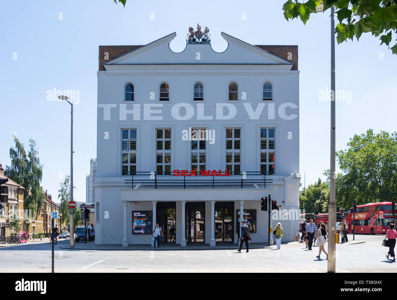 L'Old Vic Theatre, Waterloo Road, le London Borough of Lambeth, Greater London, Angleterre, Royaume-Uni Banque D'Images