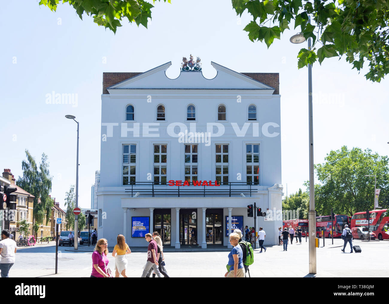 L'Old Vic Theatre, Waterloo Road, le London Borough of Lambeth, Greater London, Angleterre, Royaume-Uni Banque D'Images