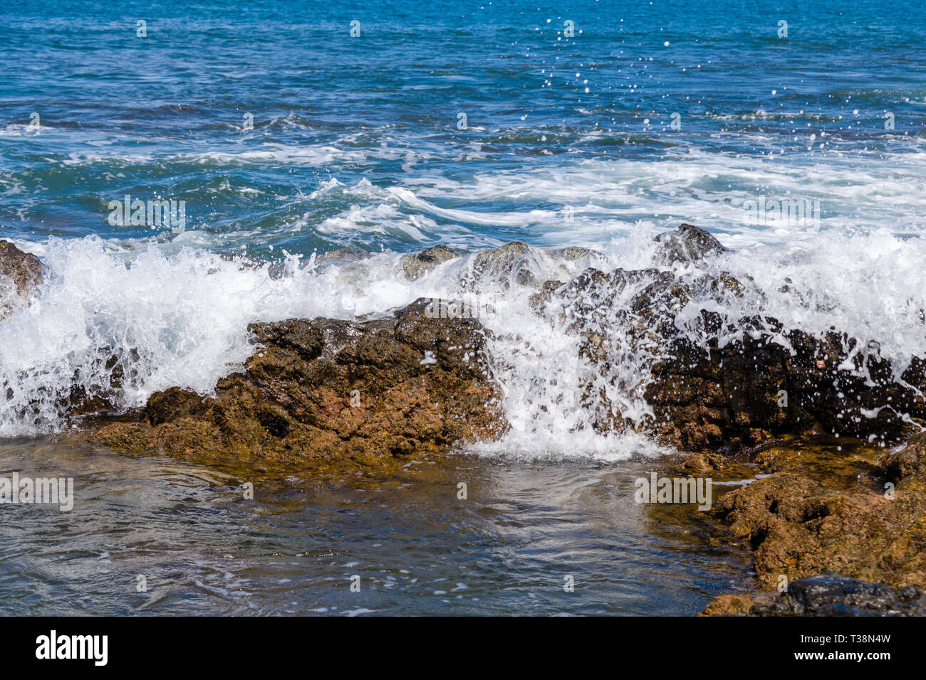 Napili Bay Tide Pools Banque D'Images