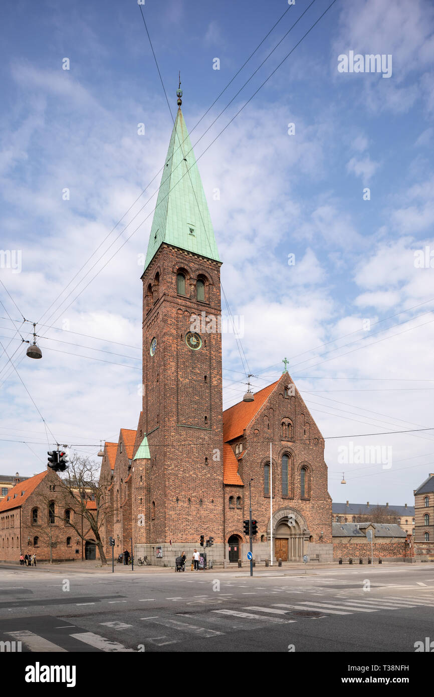 Eglise de Saint-André (skt. Andreas Kirke), Copenhague, Danemark Banque D'Images