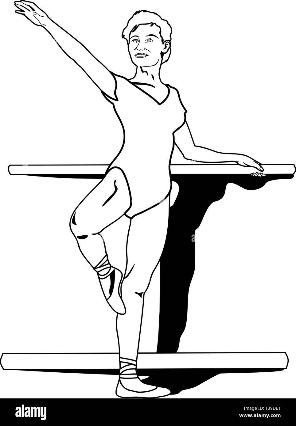 Ballerine Vector Illustration Illustration de Vecteur