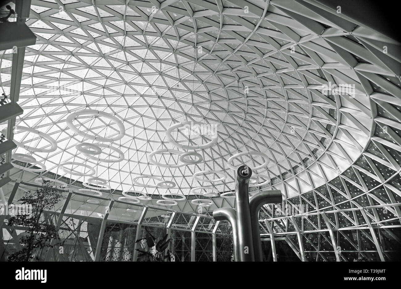 La salle d'embarquement de l'aéroport de Marrakech Banque D'Images