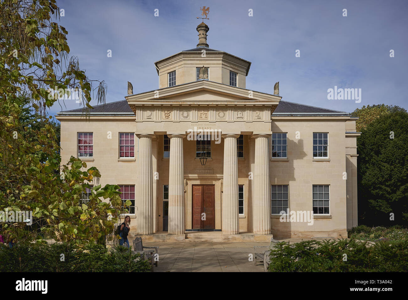 Cambridge, UK - décembre 2018. Façade de la Maitland Robinson Bibliothèque dans le Downing College, un des collèges de l'Université de C Banque D'Images