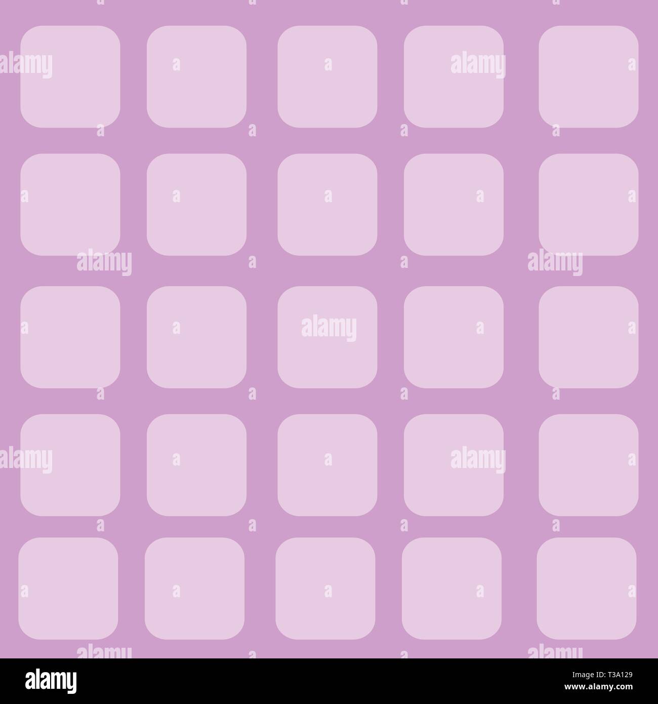 Petits carrés vides dans l'ombre pâle disposés en rangées sur toile de couleur pastel Business template vide pour la mise en page pour la promotion de la carte de voeux d'invitation Illustration de Vecteur