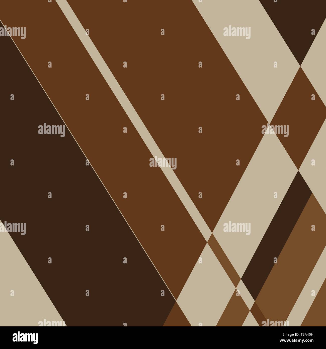 Formes géométriques et combinaison linéaire de ton marron en Abstract Pattern Design business concept copie vide moderne l'espace abstract background Illustration de Vecteur