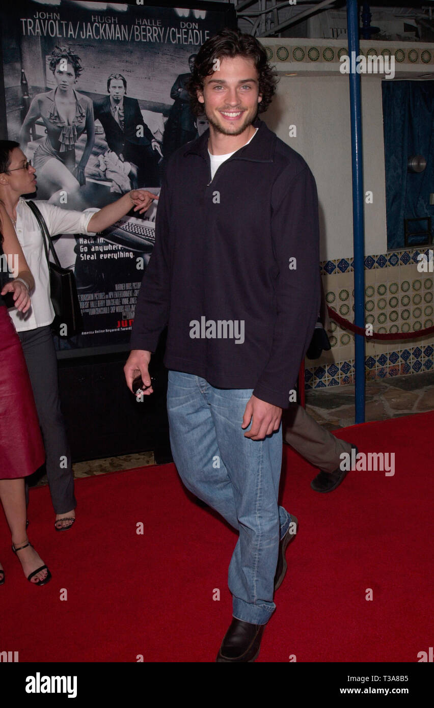 LOS ANGELES, CA. 04 juin 2001 : l'acteur Tom Welling au Los Angeles premiere de l'espadon. © Paul Smith/Featureflash Banque D'Images