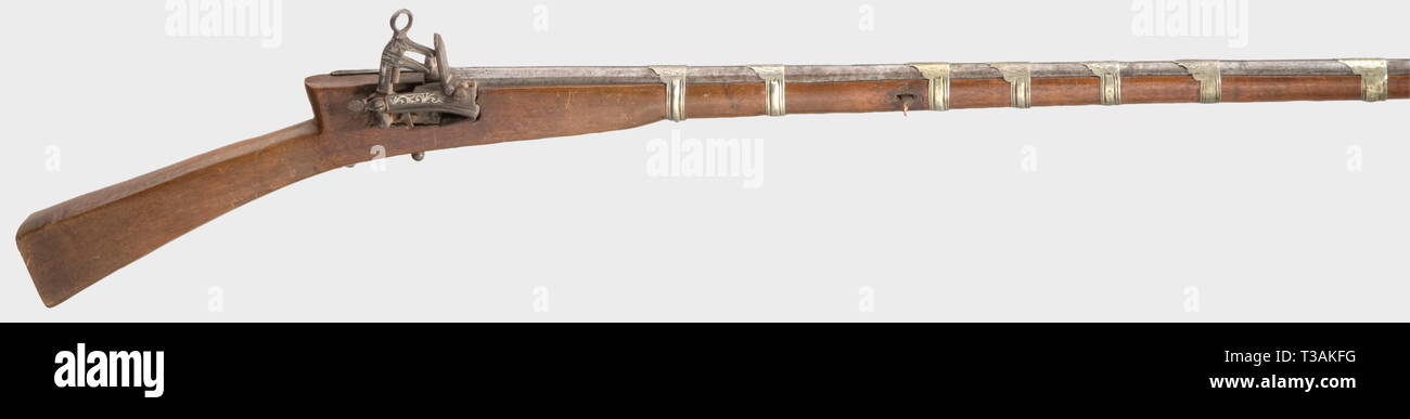 Bras longs, Empire ottoman, Miquelet fusil, première moitié du xixe siècle, Additional-Rights Clearance-Info-Not-Available- Banque D'Images