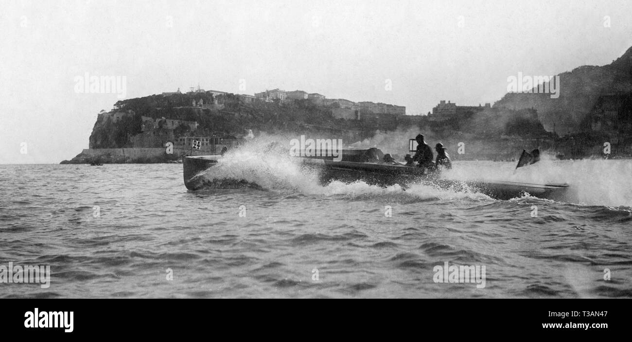 Course de bateaux à moteur Banque D'Images