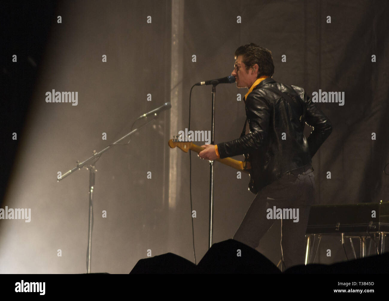 Bogota, Colombie. 1er juillet 2017. Le chanteur Alex Turner du groupe Arctic Monkeys le troisième jour de la fête de la musique : Daniel pique-nique Estereo Garzon Herazo/ZUMA/Alamy Fil Live News Banque D'Images Bogota, Colombie. 1er juillet 2017. Le chanteur Alex Turner du groupe Arctic Monkeys le troisième jour de la fête de la musique : Daniel pique-nique Estereo Garzon Herazo/ZUMA/Alamy Fil Live News Banque D'Images