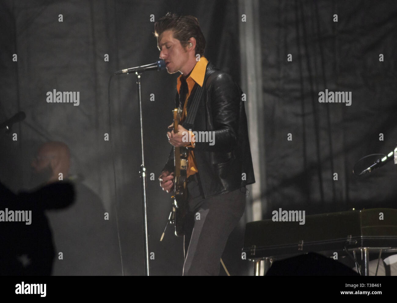 Bogota, Colombie. 1er juillet 2017. Le chanteur Alex Turner du groupe Arctic Monkeys le troisième jour de la fête de la musique : Daniel pique-nique Estereo Garzon Herazo/ZUMA/Alamy Fil Live News Banque D'Images Bogota, Colombie. 1er juillet 2017. Le chanteur Alex Turner du groupe Arctic Monkeys le troisième jour de la fête de la musique : Daniel pique-nique Estereo Garzon Herazo/ZUMA/Alamy Fil Live News Banque D'Images