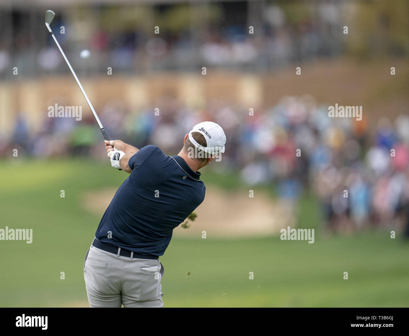 San Antonio, Texas, USA. Apr 7, 2019. GOLF - 2019 - MARTIN LAIRD de Glasgow, Écosse à tour final play, Texas Valero Ouvrir, PTC San Antonio, de chênes, de cours 7 Avril, San Antonio, Texas Crédit : Scott Foley/ZUMA/Alamy Fil Live News Banque D'Images
